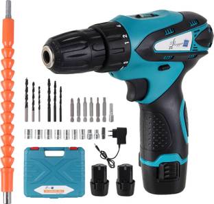 TRUDO 12V Cordless Electric Drill Machine Powerful Handheld Drilling Tool 12V Cordless Electric Drill ...