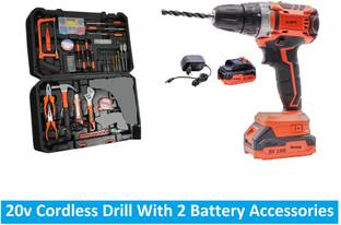 Sauran 20 Volt Professional Tool Kit with Cordless Drill (CLD4) Cordless Drill