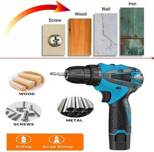 TRUDO 12V Cordless Drill Driver WC-CD1007-B |18 Settings |1450 RPM 12V Cordless Drill Driver WC-CD1007...