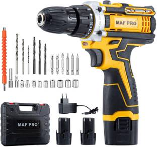 Maf Pro Mafpro Cordless Drilling Machine | Powerful Drill Machine with Screw Driver Kit 12V Drill Mach...