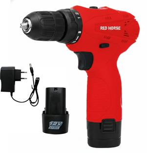 RanPra 12 V CORDLESS DRILL REDHORSE 12V CORDLESS DRILL HEAVY DUTY WITH SINGLE BATTERY Cordless Drill