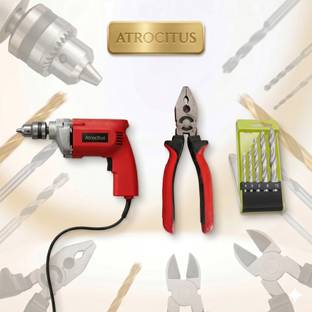Atrocitus Atrocitus 10mm Electric Drill Machine with Plier and 5 Masonry Bits ATR653_Normal_10mm_Mason...