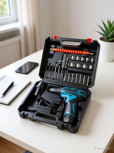 XTOOLS CD-12V01 1Set Of 21v Cordless Screwdriver Drill with Accessories tool kit Cordless Drill