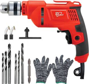 HPD Copper Electric Drill Machine Future Series - Power Tool for Home Shakti 10MM Drill 500W with Reverse/Forward & Speed Control | Heavy Duty Full Pistol Grip Drill