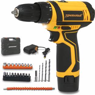 Tomahawk T7600 Cordless Screwdriver & Drill Set 25pcs - Compact and Powerful Light weight Cordless Drill