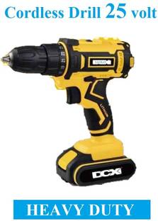 Sauran 25V Drill with 25 Screw Drill Bits and 2 Batteries, Heavy Duty Set... Cordless Drill