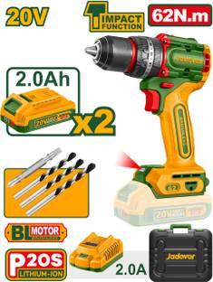 JADEVER JADEVER 20V Brushless Cordless Impact Drill 62Nm JDCDP6281 JDCDP6281 Cordless Drill