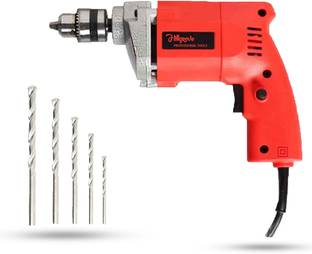 Hillgrove HGCM523M1 With 10mm Drill Machine with 5Pcs Masonry Drill Bits for Making Holes in Metal/Woo...