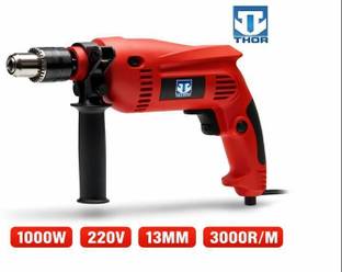thor Impact Drill Machine THED3913 | 1000W Heavy Duty | 3000 RPM Cordless Drill