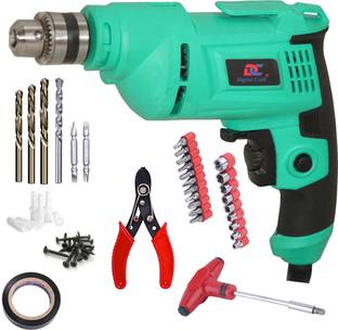 Digital Craft Powerful Home Drill Reversible Function for DIY & Repair Tasks 10MM Electric 600W Drill ...
