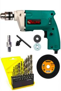 Mamodiaz Relfa RF-D-2310 10mm Drill Machine and Iron Cutting & Complete Set With HSS bit Rotary Hammer...