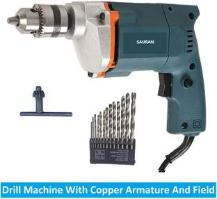 Sauran 10mm Professional & Home Pistol Grip Drill Machine wth wood/iron bit(PWD107) Pistol Grip Drill