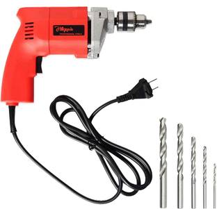 Hillgrove 100% Copper Winding HGCM1016M3 500W Drill Machine with 5Pcs HSS 100% Copper Winding HGCM1016M3 500W Drill Machine with 5Pcs HSS Pistol Grip Drill