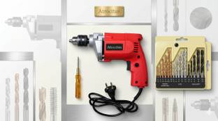 Atrocitus Atrocitus 10mm Drill Machine with 16PCS Bits and Electrical Tester ATR673_Normal_10mm_16PcsD...