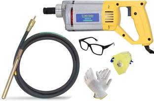 Digital Craft Concrete Heavy Duty Pro Tool Vibrator 35mm Handheld Cement Soil Mixer Bulit-in Cement Vi...