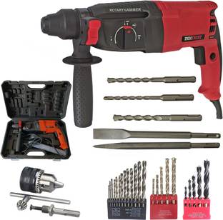 Inditrust 100% Copper Winding 6-Month Warranty 1250w Electric Hammer machine With 13mm Drill chuck key...