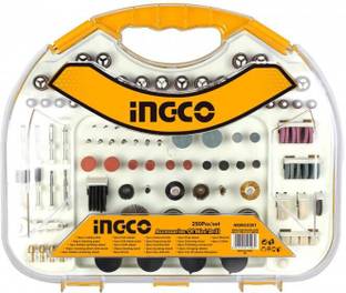INGCO 250 Pcs accessories of mini drill AKMG2501 Cordless Drill