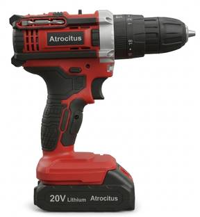 Atrocitus Cordless Drill(Red)_10mm_20V_1500RPM ATR78__10MMCDCordless Drill(Red)_10mm_20V_1500RPM Cordl...
