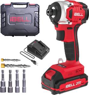 iBELL IBL BD20-22 20V Brushless Cordless Impact Screwdriver Impact Driver, 220Nm High Torque, 3-Speed ...