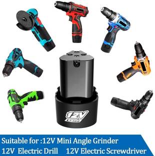 Mass Pro Replacement 12V Lithium-Ion Battery Fit for Mostly Cordless Drill Screwdriver 1Pc Cordless Dr...