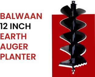 Balwaan Krishi Planter Tree Planter 12' Inch Double Sprial Planter Cordless Drill
