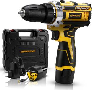 Tomahawk T7400 12V Cordless Screwdriver and Drill Machine - 1350RPM - Reversible switch Cordless Drill