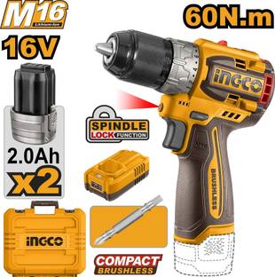 INGCO Ingco Compact brushless cordless drill CDLI16682 Cordless Drill