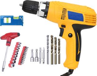 Digital Craft Electric Screw Driver 1100N,Mini Pocket Level,T-Bar Socket Set Pistol Grip Drill