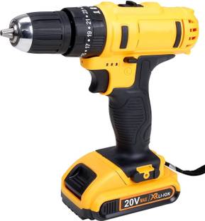 XDLB 20V Cordless Screwdriver Drill | Screw Gun Kit| Brushless | Reversible Variable Speed Impact Drill Kit - Ultimate Power and Versatility for Every Task Pistol Grip Drill