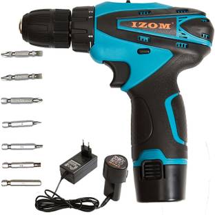 IZOM IZOM CDM/SB-12V Single Battery operated drill with 7x50mm Screwdriver Bits CDM/SB-12V Cordless Dr...