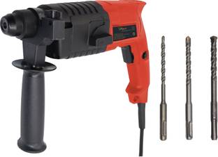 Hillgrove HGCM1017M1 All Purpose 20mm Hammer Impact Drill Machine Forward/Reverse Rotation with 3 Bits...