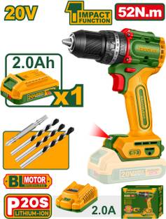 JADEVER JADEVER 20V Brushless Cordless Impact Drill 52Nm JDCDP5282 JDCDP5282 Cordless Drill
