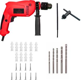 Atrocitus Atrocitus ATC2064DMPower Drill with Masonry, Screws& Gitti ATC2064DM Impact DrillMachine for wall/wood/metal/13mmChuck Left&Right function Pistol Grip Drill