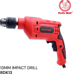 Ralli Wolf IMPACT DRILL KITS RDK13 13MM IMPACT DRILL KITS RDK13 13MM Pistol Grip Drill