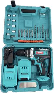 Shiv Enterprise Brushless Dual Speed, 10mm , With 2 x 2v Batteries TURBO 21V CORDLESS DRILL MACHINE KI...