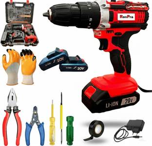 RanPra 21 VOLT CORDLESS SCREWDRIVER WITH 2 BATTERY & 1CHARGER Cordless Drill