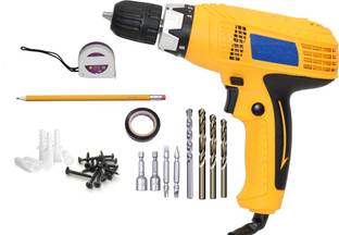 Digital Craft Electric Screw Driver 1100N,Tape 3Mtr,PVC Tape Gypsum Screw Plug Pistol Grip Drill