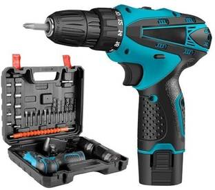 Bright Cove CORDLESS DRILL MACHINE KIT Cordless Screwdriver and Drill machine Tool Kit with Case Cordl...