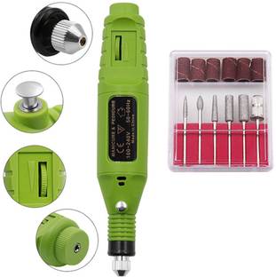 uptodateprouducts Mini Electric Nail Drill Art Manicure File, Portable Manicure Pen Angle Drill