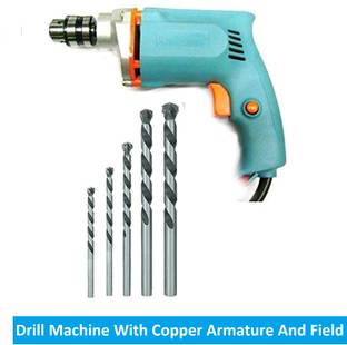 Sauran 10mm Professional & Home Pistol Grip Drill Machine with drill bit set(PWD120) Pistol Grip Drill