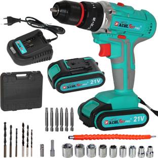 Digital Craft 21V Max Cordless Drill Driver with 2 Modes (Drill & Impact), Dual Speed 0–350/ 1400 RPM,...