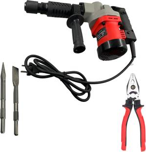 Hillgrove MCGH1056M5 17mm Demolition Chisel+Hammer Concrete Breaker Drill Machine with 8"inch Plier an...