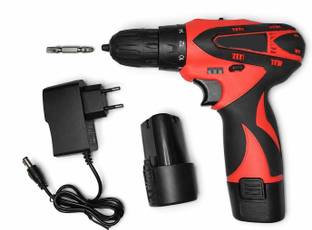 TRUDO 12V Cordless Drill Driver with Reversible Switch & Dual Battery Pack 12V Cordless Drill Driver w...
