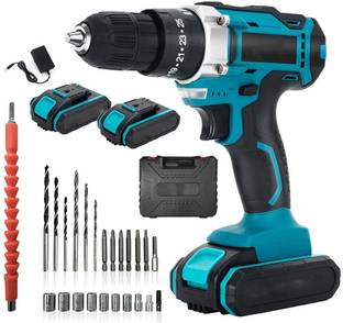 XDLB 21V cordless drill electric screwdriver electric drill brush motor 2 speeds 18+1 torque settings ...
