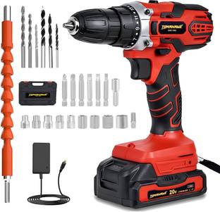 Tomahawk |1.5Ah Battery x1, 35Nm Torque, 2-Speed| TCD-20A-2B-2Ah Cordless Drill