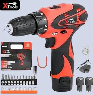 XTOOLS 12V Cordless Power Drill Set for Home & Professional Uses Cordless Drill