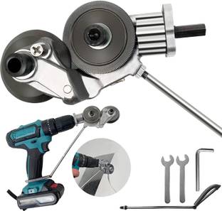 uptodateprouducts Electric Drill Plate Cutter Attachment Drill Metal Cutter Drill Attachment Angle Drill