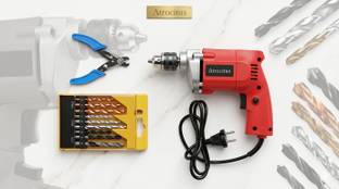 Atrocitus Atrocitus 10mm Drill Machine with 9PCS Bits and Wire Cutter ATR672_Normal_10mm_9PcsDB_WC Pis...