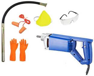ISC Concrete Vibrator With 1.5 Meter Needle Shaft Quality Electric Concrete Vibrator 35mm Handheld Cem...