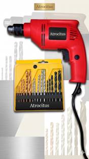 Atrocitus Atrocitus 10mm Left Right Electric Drill with 16PCS Bit Set ATR694_10mm(LR)_16pcsDB Pistol G...